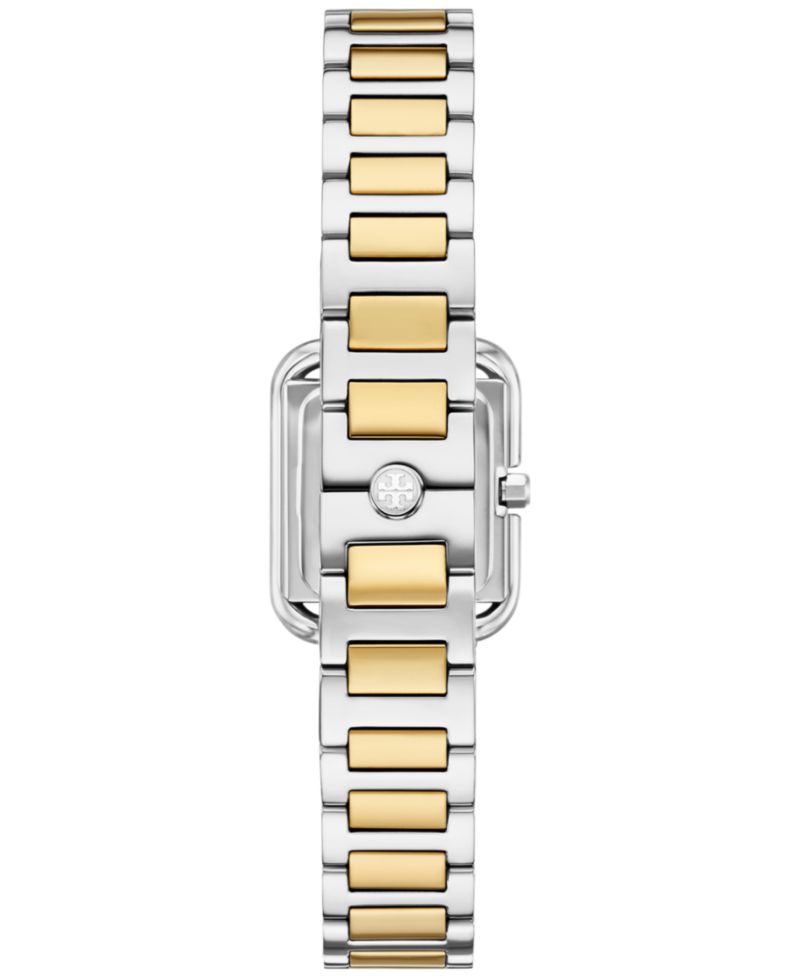 Women's The Kira Square Two-Tone Stainless Steel Bracelet Watch 18mm