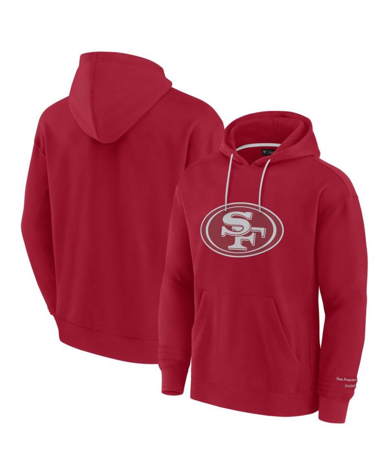 Men's Scarlet San Francisco 49ers Elements Pace Pullover Hoodie