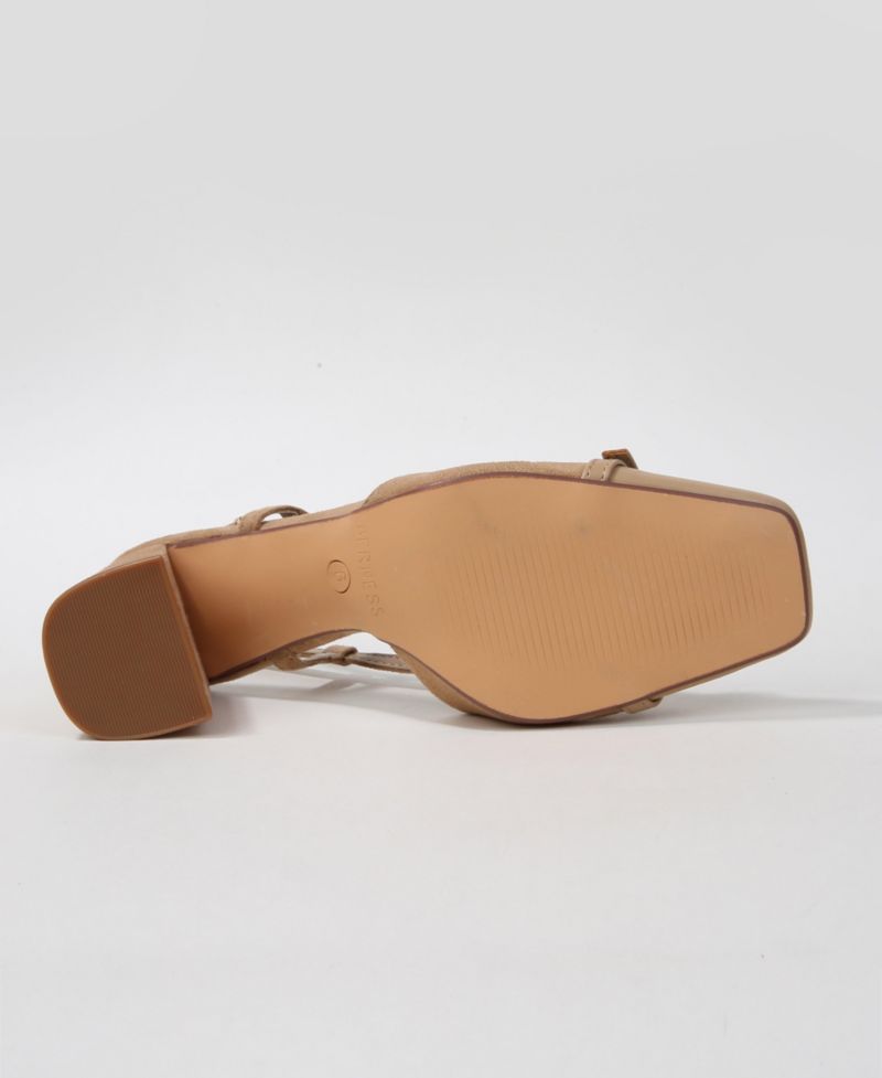 Geena Toe Cap Slingback with Buckle Accent