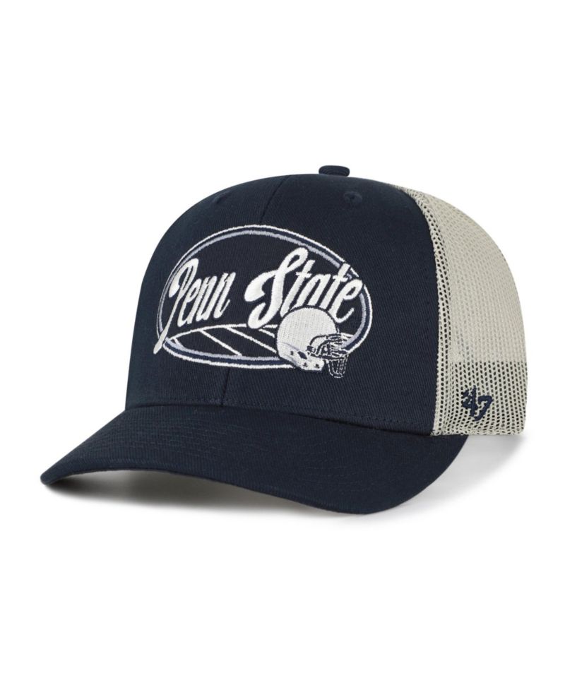 Men's and Women's '47 Navy Penn State Nittany Lions Enfield Adjustable Trucker Hat