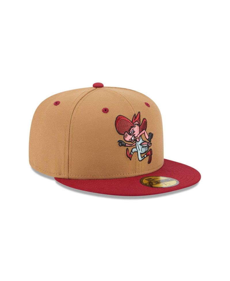 Men's Brown Rocket City Trash Pandas Theme Nights 59FIFTY Fitted Hat