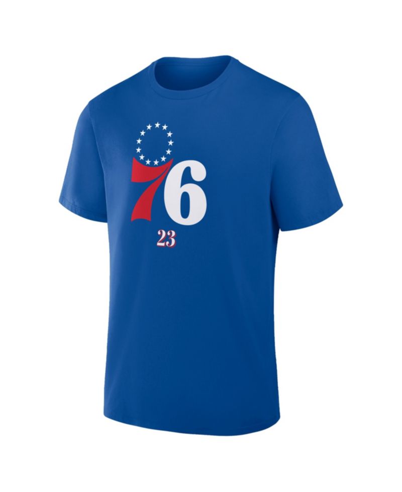 Men's LeBron James Royal Philadelphia 76ers In The Paint Name & Number T-Shirt