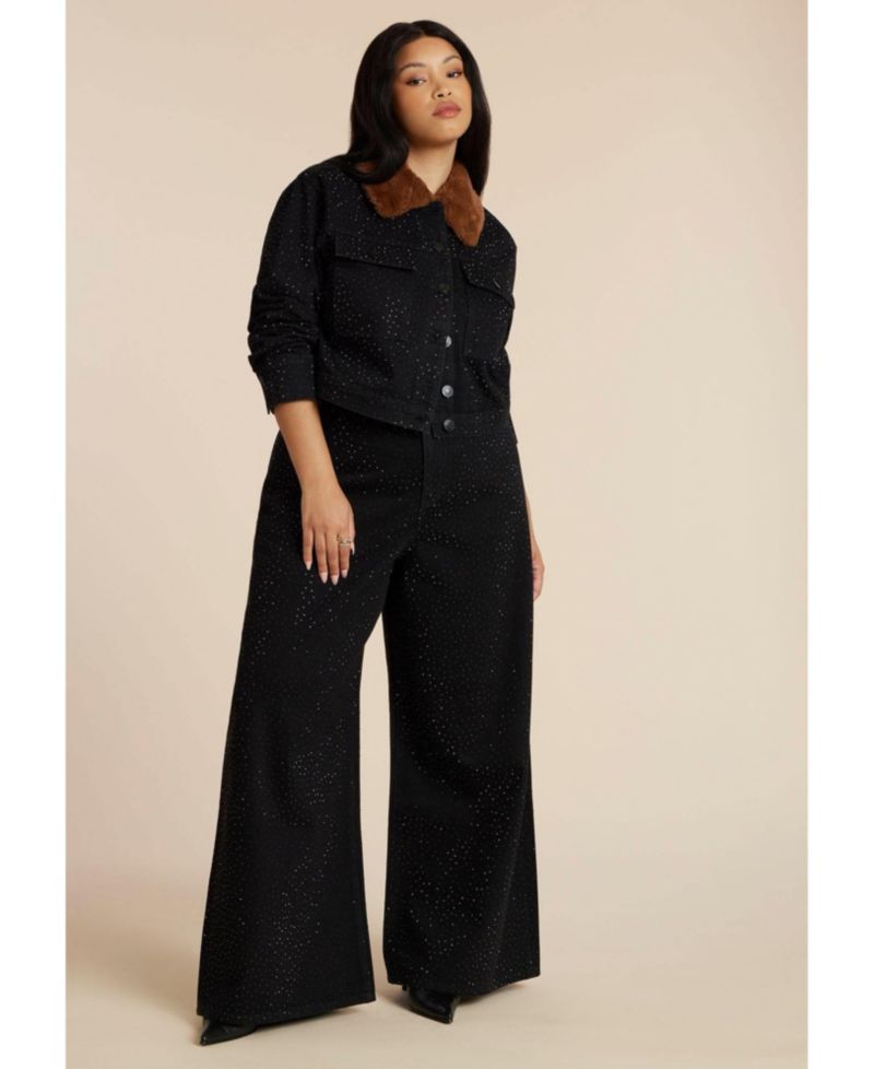 Women's Embellished Rhinestone Jeans