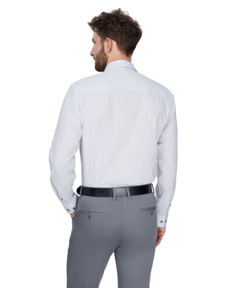 Men's Slim-Fit Stretch Dress Shirt