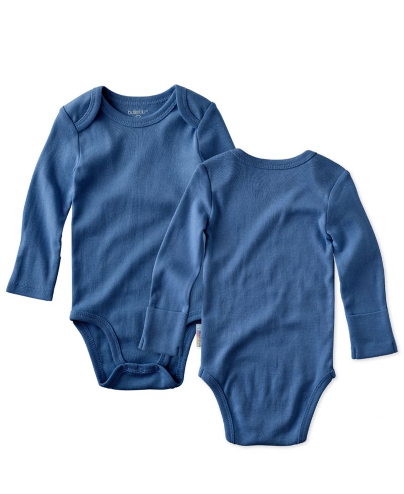 Baby Boys' and Girls' Blake Long-Sleeve Bodysuits, 5-Pack