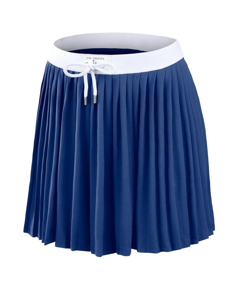 Women's Royal Los Angeles Dodgers Pleated Skort