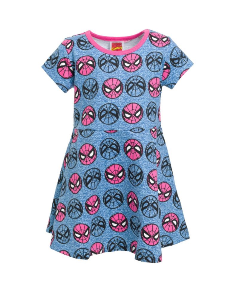 Girls Marvel Spider-Girl French Terry Skater Dress to