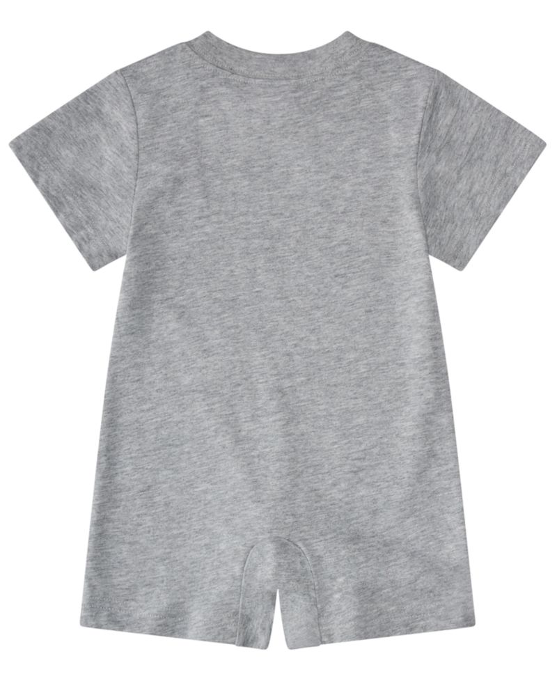 Baby Boys' Short-Sleeve Graphic Shortie Heather Romper