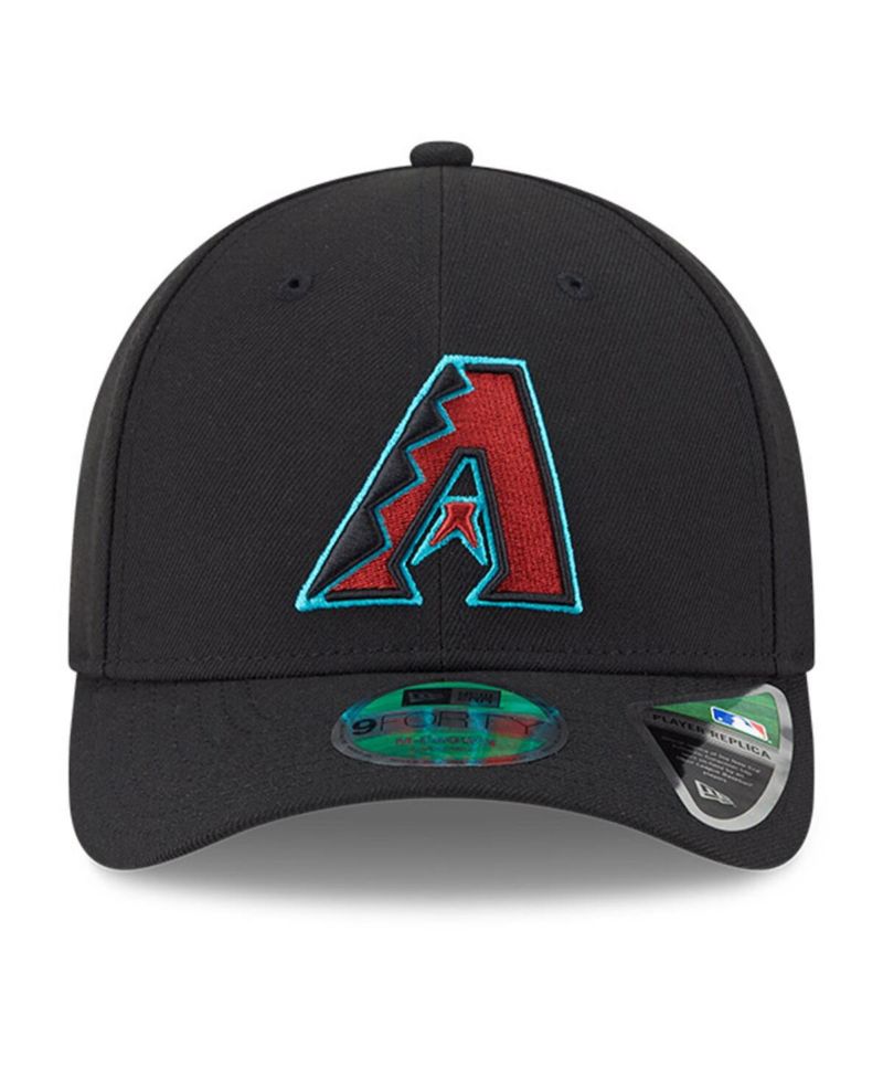 Men's Black Arizona Diamondbacks Player Replica 9FORTY Adjustable Hat