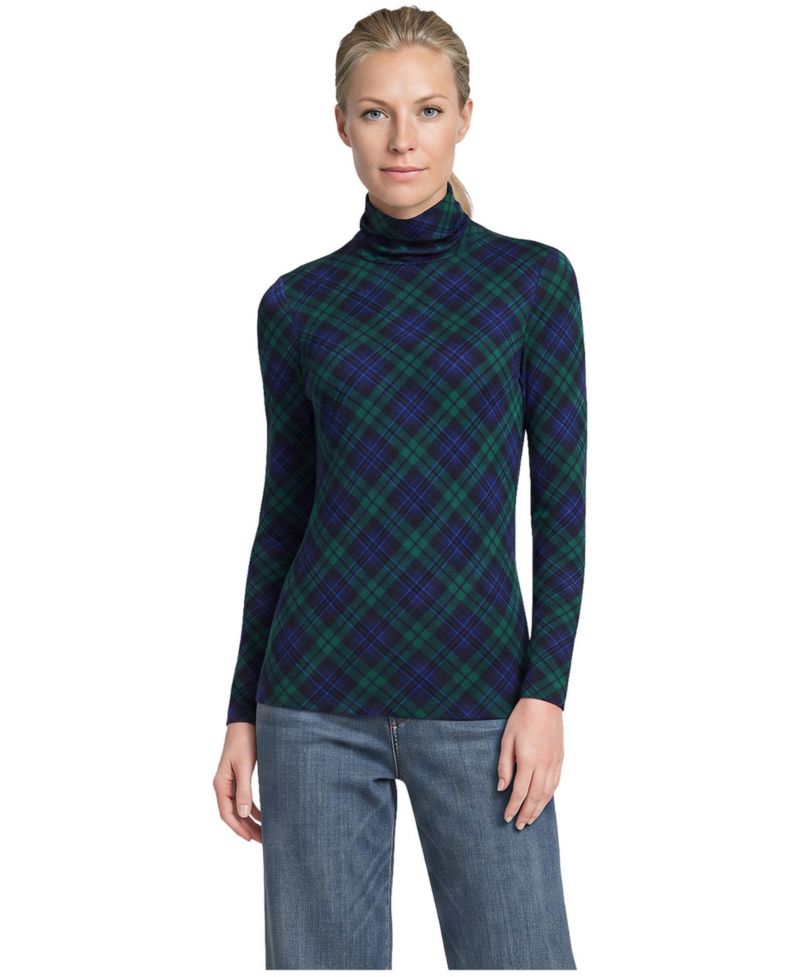 Women's Tall Lightweight Jersey Long Sleeve Turtleneck