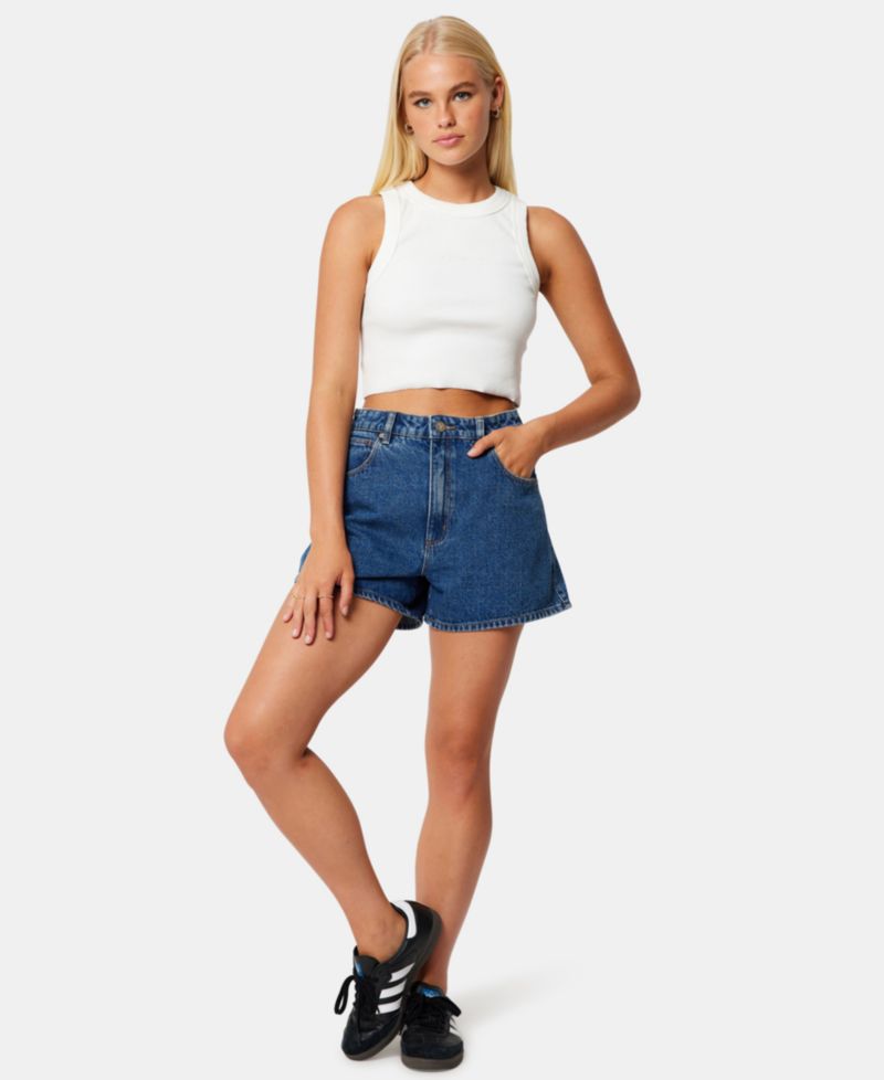 Women's Venice Bella Mid-Rise Denim Shorts