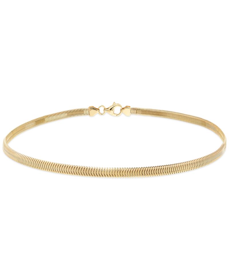 Diamond Cut Snake Chain Bracelet and Necklace (3mm) Collection in 10k Yellow Gold