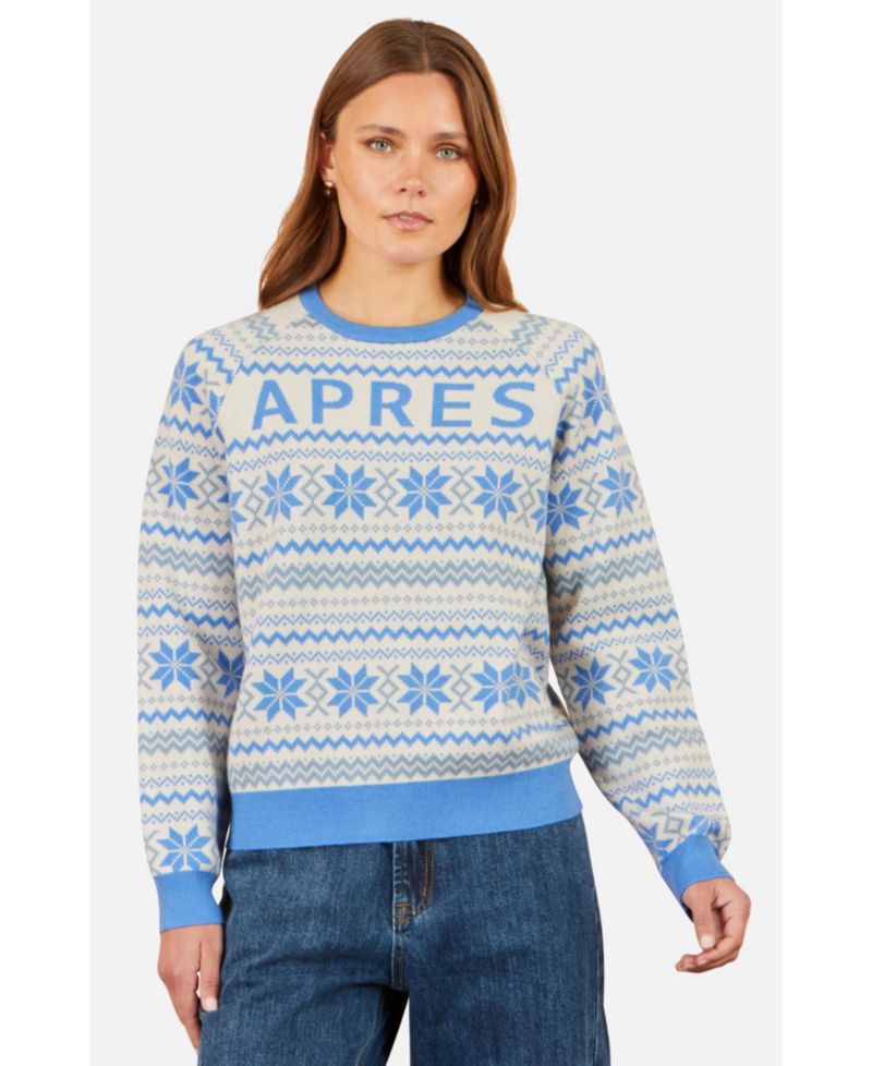 Women's Apres Fair Isle Crewneck Sweater