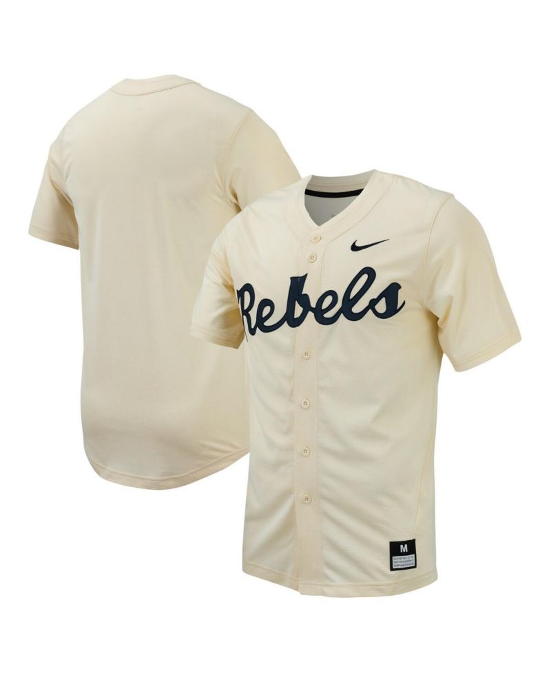 Men's Ole Miss Rebels Replica Full-Button Baseball Jersey
