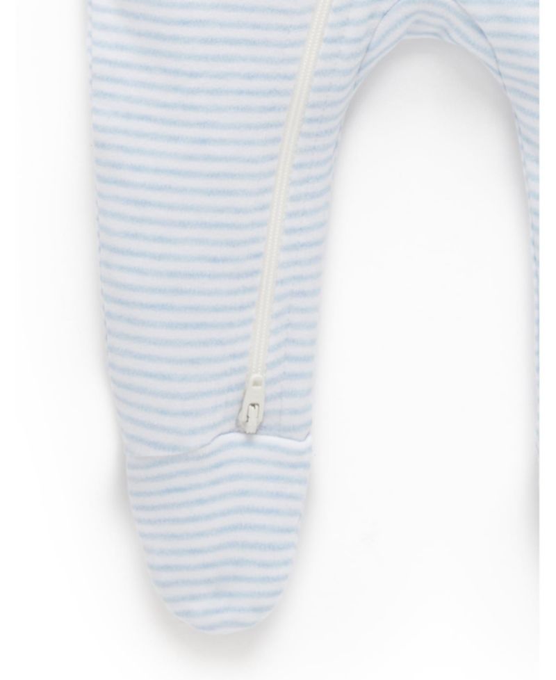 Baby Boys Zip Coverall & Hat Set