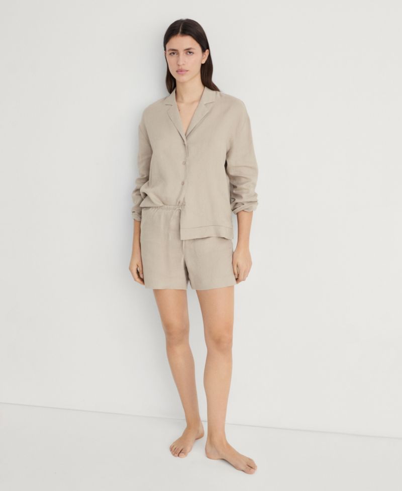 Women's Linen Pajama Shorts