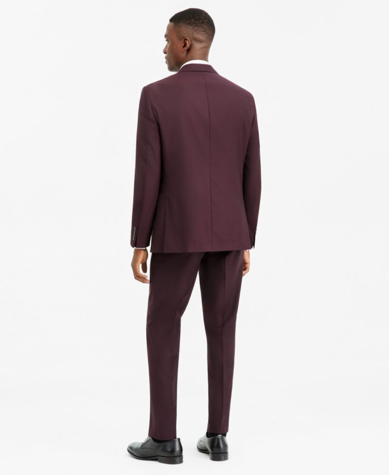 Men's Slim-Fit Wool-Blend Suit Separates
