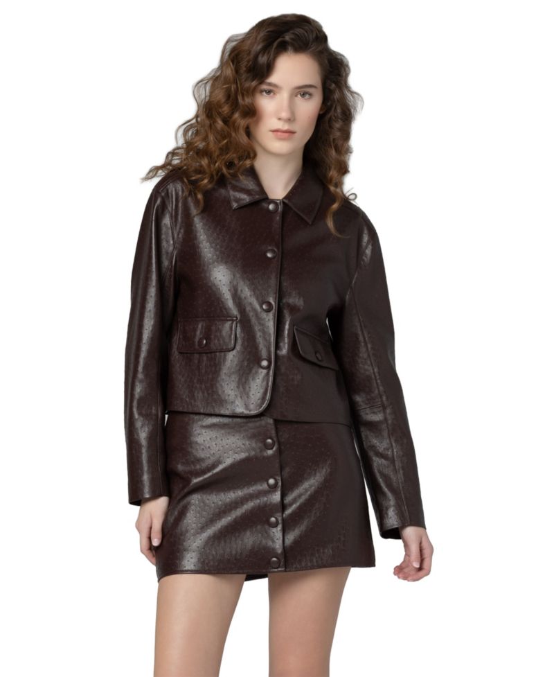 Women's Cropped Collared Jacket