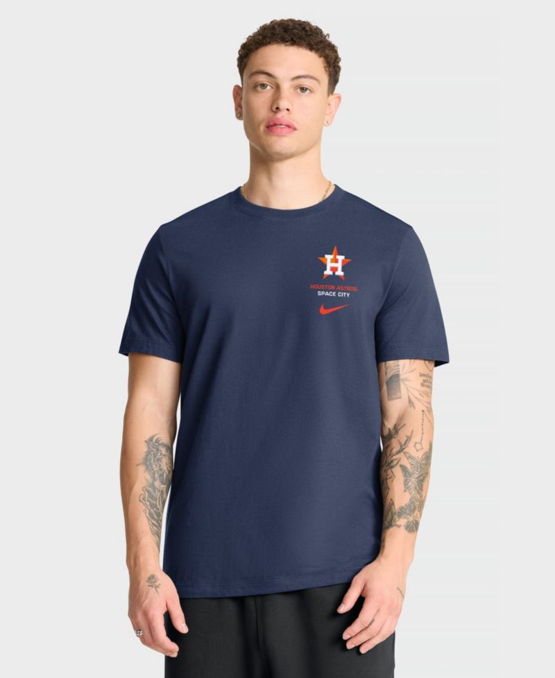 Men's Houston Astros Primetime Inning Crewneck Seamless T-Shirt