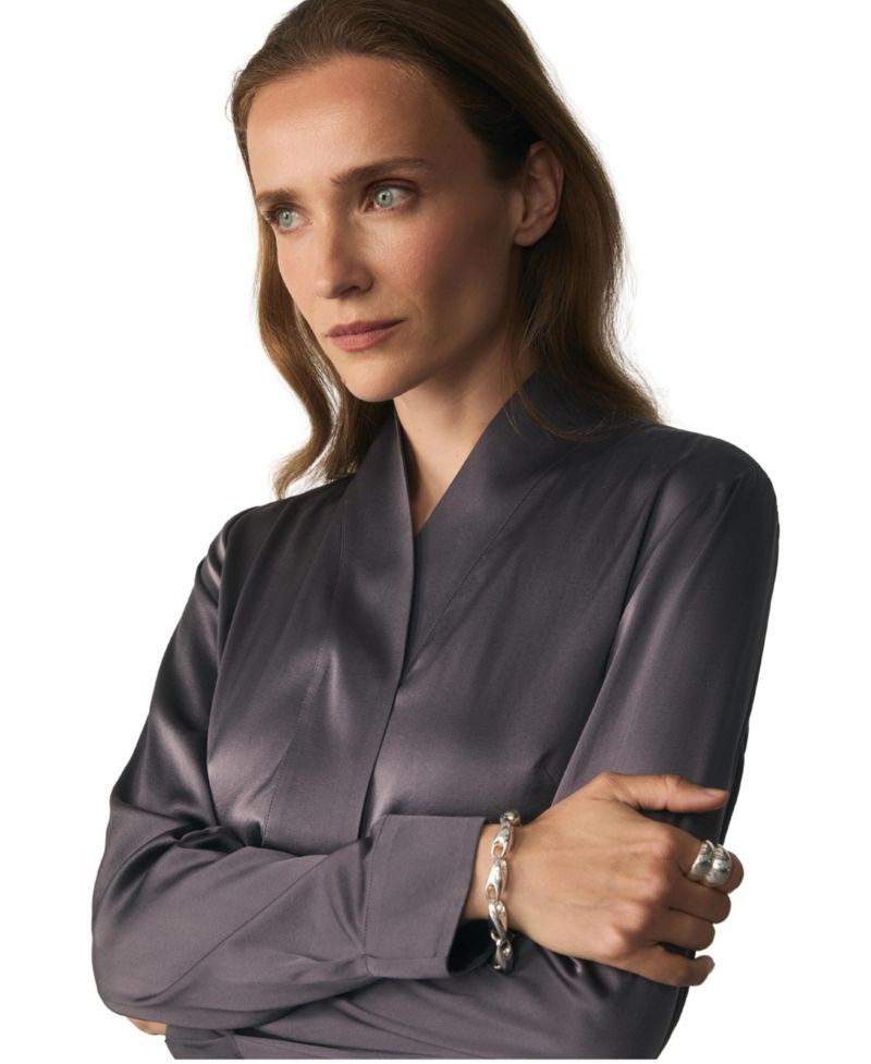 Women's Bowery Stretch Silk Blouse