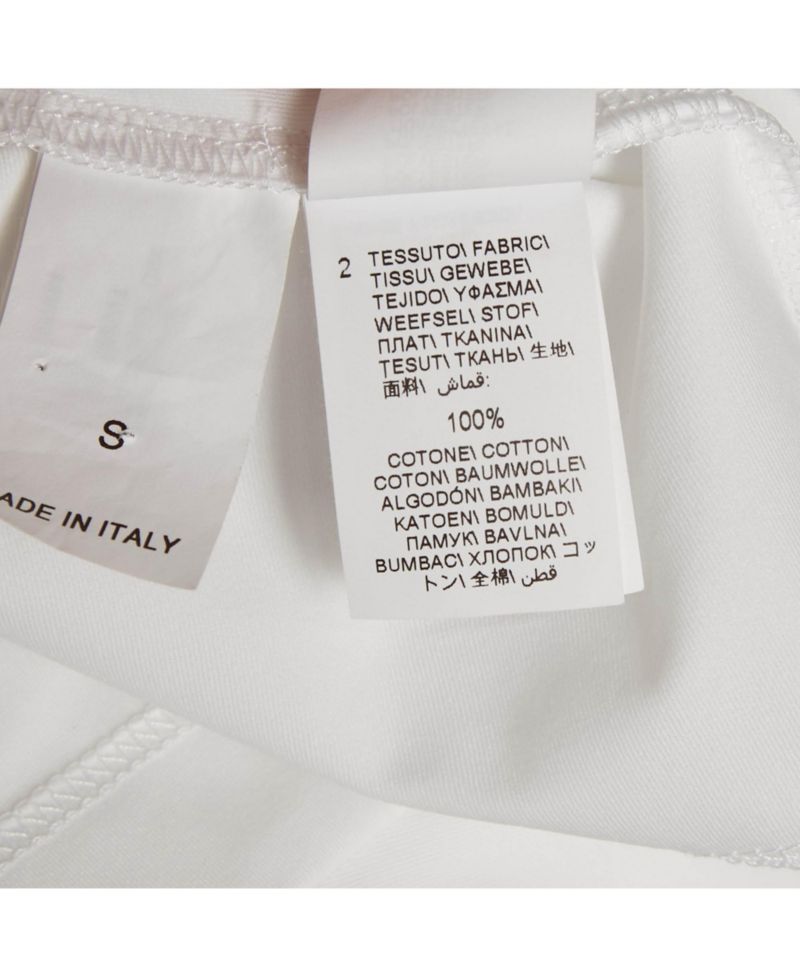 Men's White Jersey Applique Detail T-Shirt