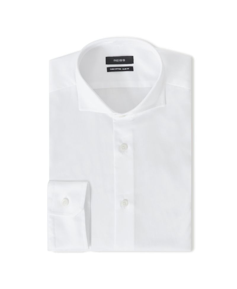 Men's Storm Regular-Fit Cutaway Collar Twill Dress Shirt