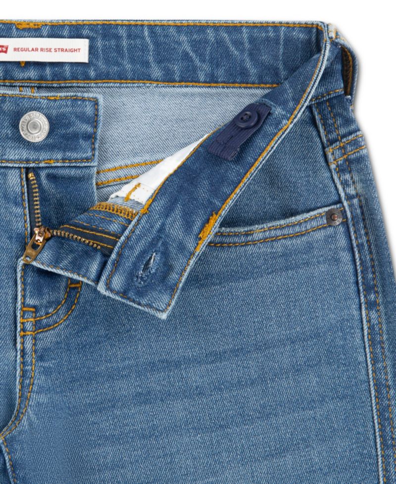 Girls' 7-16 Regular Rise Straight Jeans