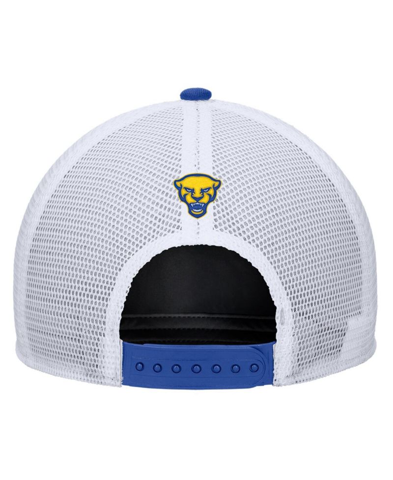 Men's Royal Pitt Panthers 2025 On-Field Rise Trucker Performance Adjustable Hat