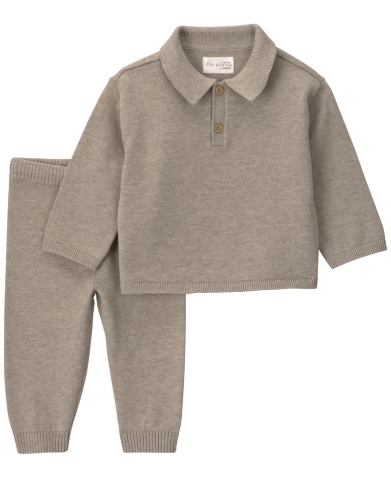 Baby Boys' Sweater Knit Top & Pants, 2-Piece Set