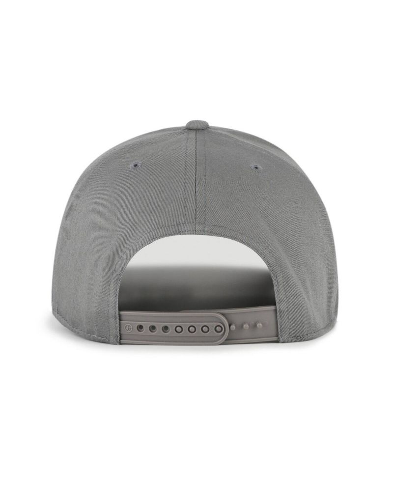 Men's Gray Wisconsin Badgers Script Fade Hitch Adjustable Hat