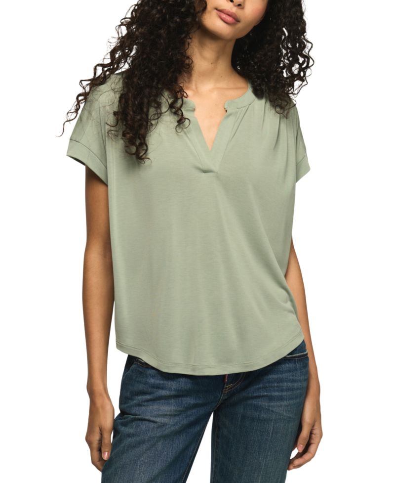 Women's Notch Neck Dolman T-Shirt