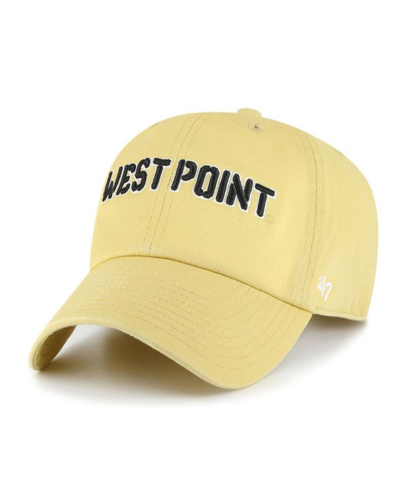 Men's Light Gold Army Black Knights Clean Up Adjustable Hat
