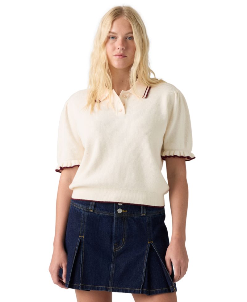 Premium Women's Short-Sleeve Pull-On Polo Shirt