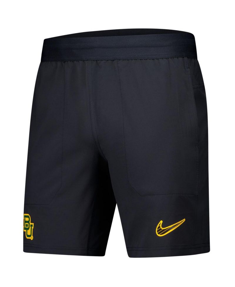 Men's Black Baylor Bears 2024/25 Sideline Performance Woven Shorts