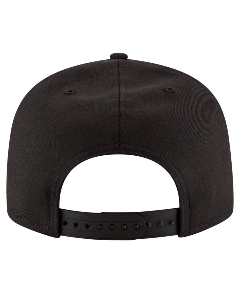 Men's Black Tennessee Titans Black White 9FIFTY Snapback Hat