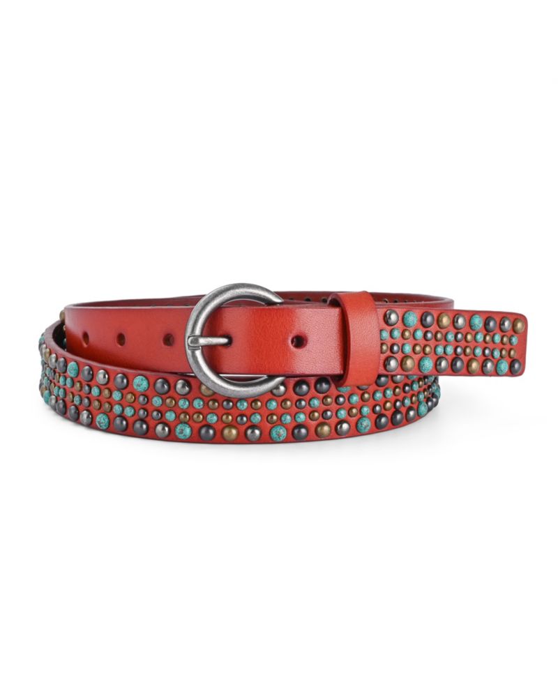 Women's Amazonite Leather Belt