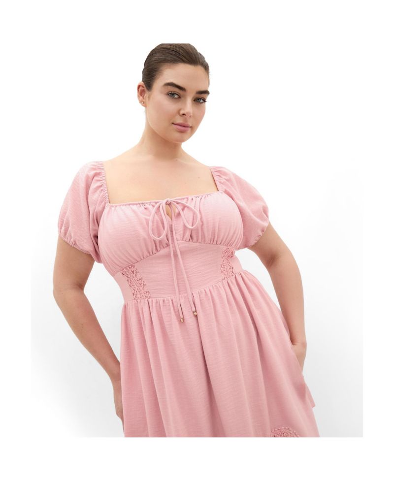 Women's Haven Embroidery Trim Maxi Dress