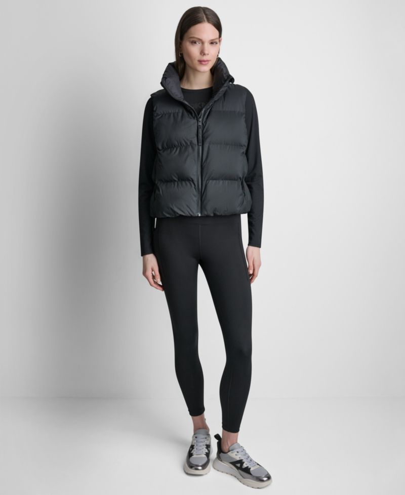 Women's Mock Neck Puffer Vest