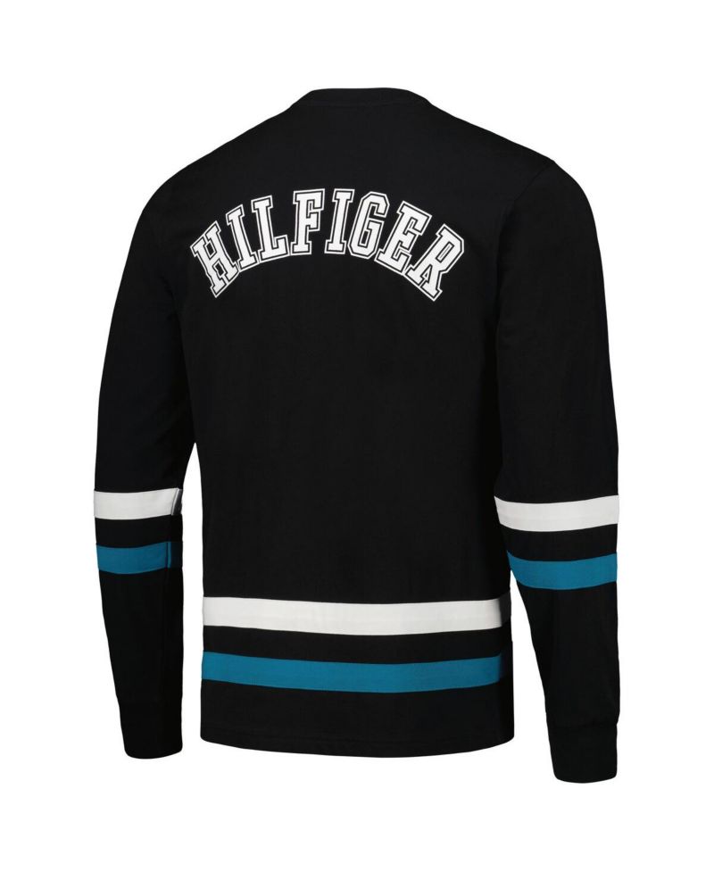 Men's Black, Teal Jacksonville Jaguars Nolan Long Sleeve T-shirt