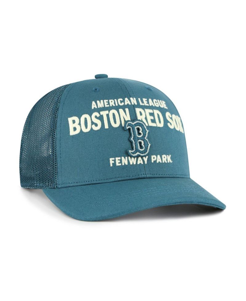 Men's Teal Boston Red Sox Contemporary Hitch Adjustable Trucker Hat
