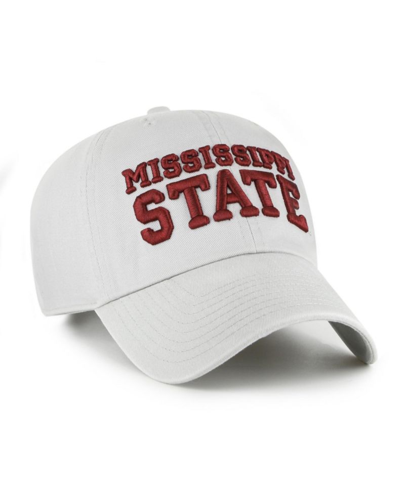 Men's and Women's '47 Mississippi State Bulldogs Gray Clean Up Adjustable Hat