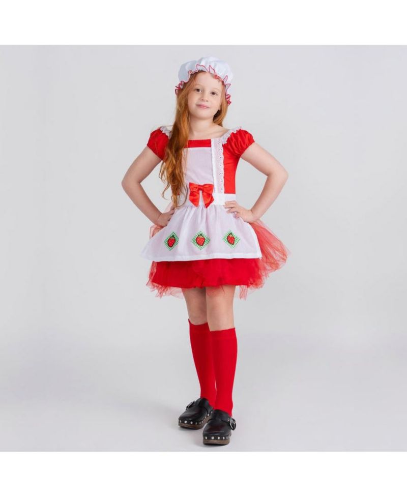 Strawberry Ballerina Costume Set - Kids Girls