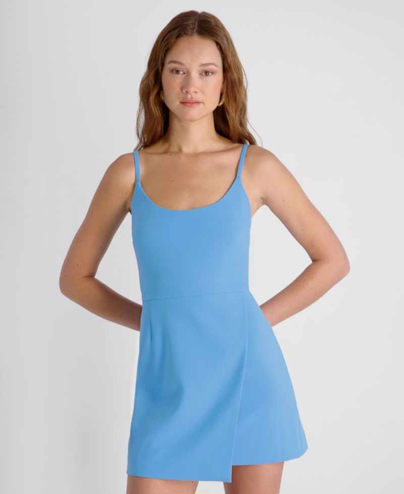 Women's Scoop-Neck Mini Dress
