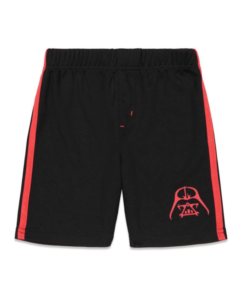 Darth Vader Costume T-Shirt Shorts & Cape 3 Piece