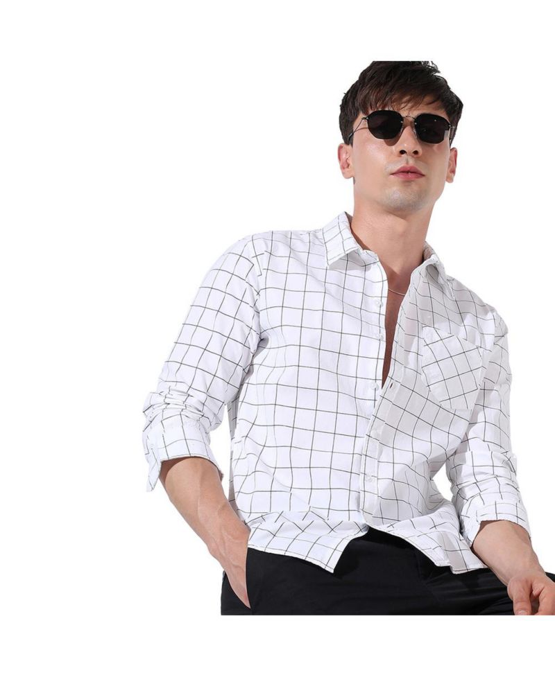 Men's Men Checks Stylish Casual Shirts