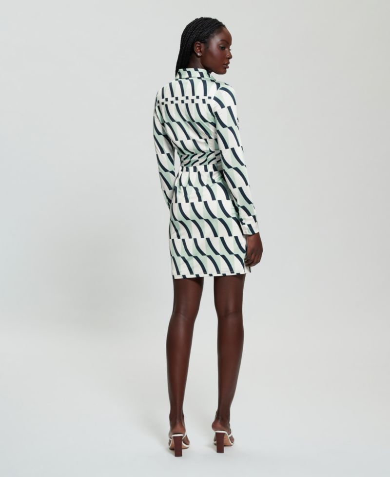 Women's Zora Button-Front Long-Sleeve Dress
