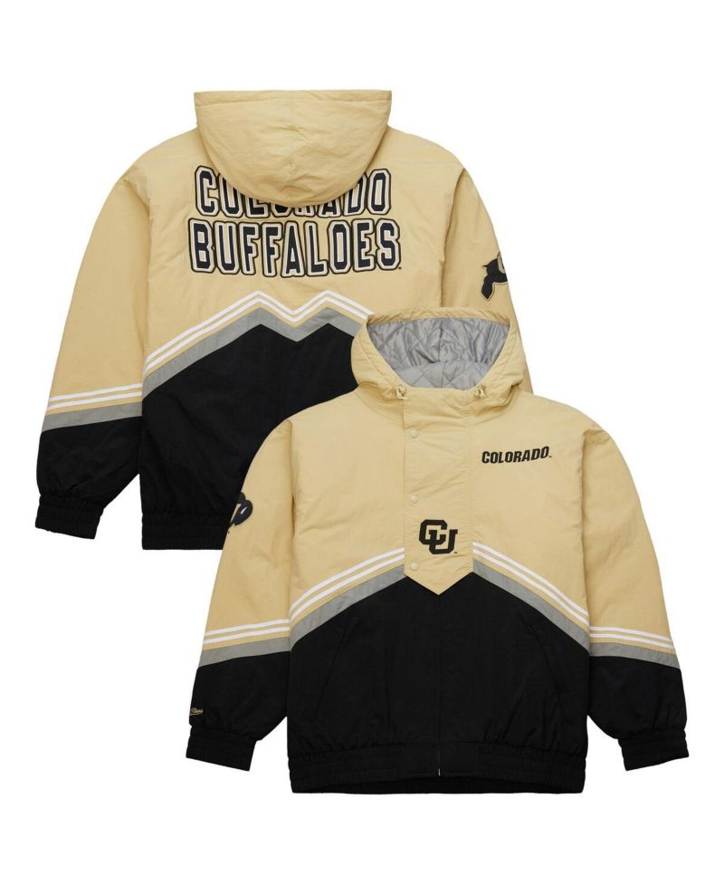 Men's Gold/Black Colorado Buffaloes Throw It Back Retro Full-Zip Windbreaker Jacket