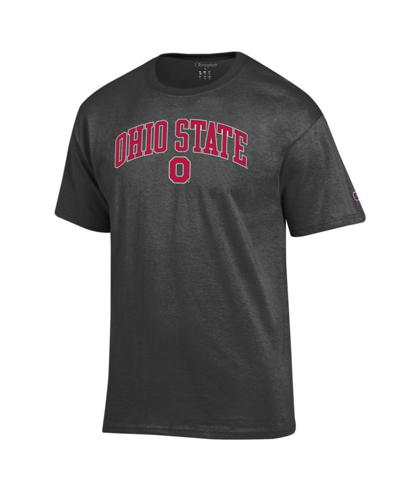 Men's Scarlet Ohio State Buckeyes Arch Over Logo T-Shirt