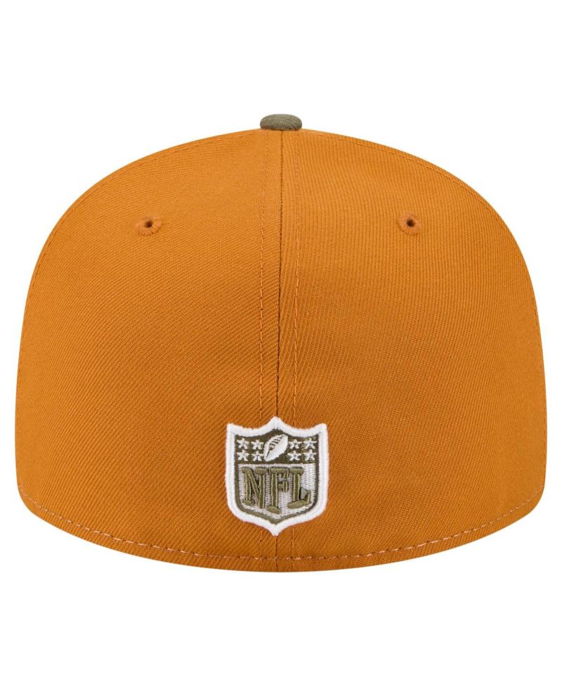 Men's Olive/Brown Buffalo Bills Two-Tone Color Pack Split Panel 59FIFTY Fitted Hat