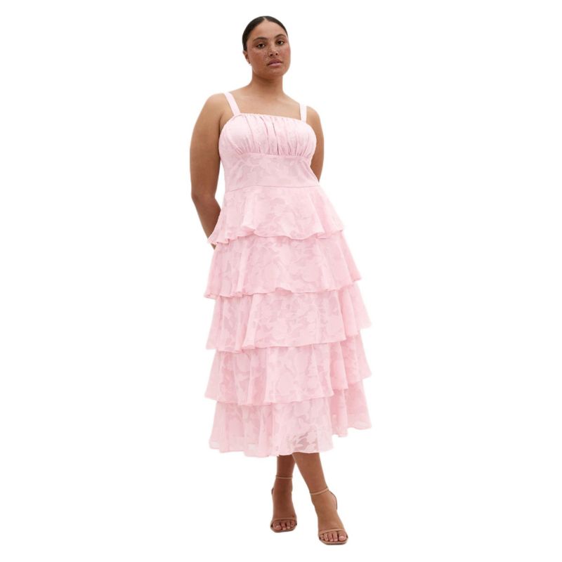 Women's Plus Size Daniela Ruffle Tier Dress